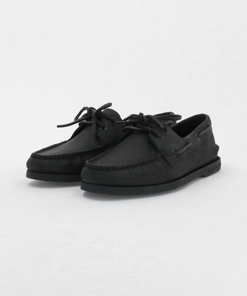 Sperry   （スペリー）の「＜SPERRY＞ AUTHENTIC BOAT SHOES/シューズ（モカシン/デッキシューズ・メンズ・ブラック・9/8/7h/8h/9h）」の2枚目の写真