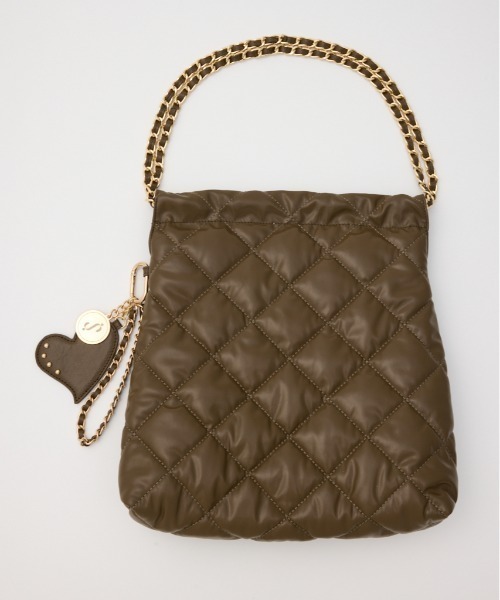 SLY×Porter チェーンバッグ QUILTING F/LEATHER CHAIN BAG キルティングフェイクレザーチェーン
