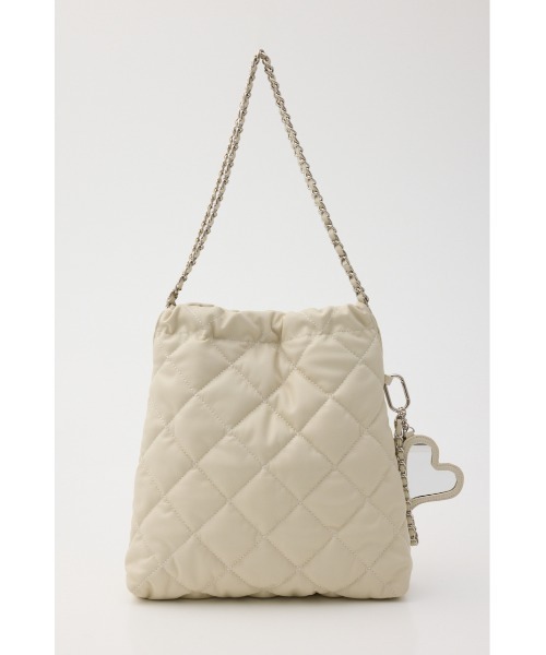 SLY（スライ）の「QUILTING F/LEATHER CHAIN BAG キルティングフェイクレザーチェーンバッグ（ショルダーバッグ・レディース・アイボリー/ブラック/カーキ・FREE）」の20枚目の写真