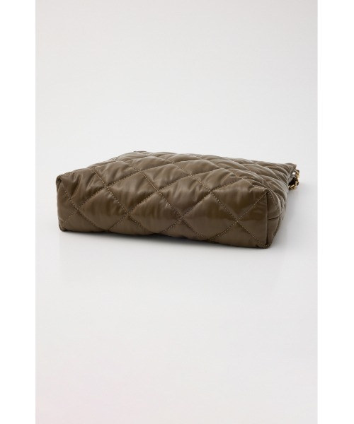 SLY（スライ）の「QUILTING F/LEATHER CHAIN BAG キルティングフェイクレザーチェーンバッグ（ショルダーバッグ・レディース・アイボリー/ブラック/カーキ・FREE）」の12枚目の写真