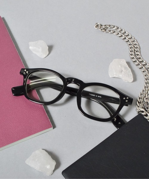 DOUBLE STEAL（ダブルスティール）の「【選べる2デザイン】カラーレンズサングラス(ウェリントン/クラウンパント)（サングラス・メンズ・ブラック系1/グリーン系2/モカ/ブルー系1/ブラック系2/ベージュ系1/クリア/グレー系その他/グレー系2/ブラウン系2・FREE）」の3枚目の写真