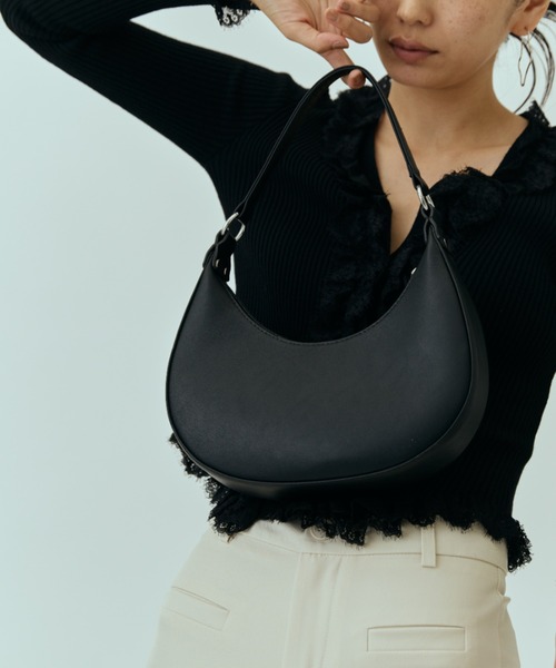 DRWCYS（ドロシーズ）の「ムーンミニハンドバッグ（ハンドバッグ・レディース・ライトブラウン/ブラック・FREE）」の3枚目の写真