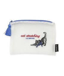 LILY BROWN | CAT刺繍シアーポーチ(ポーチ)