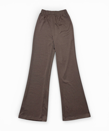 Stripe Flare Lounge Pants (Brown)