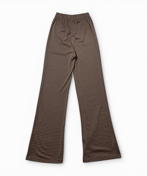 BORN SLIPPY(ボーンスリッピー)の「Stripe Flare Lounge Pants (Brown)(スウェットパンツ・レディース・その他・FREE)」の2枚目の写真