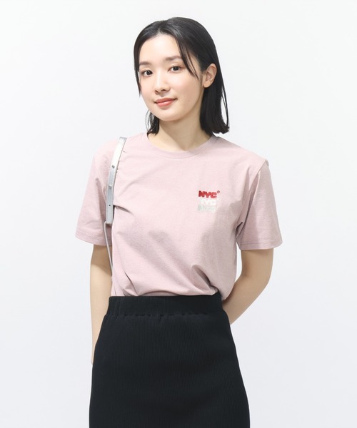 TIGORA(ティゴラ)の「ティゴラ TIGORA UVカットドライグラフィックTシャツ ワンポイント(Tシャツ/カットソー・レディース・ピンク/ホワイト・S/M/L/XL)」の11枚目の写真