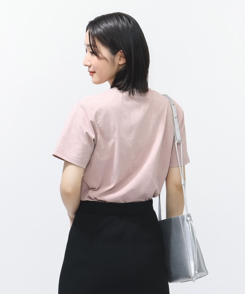 TIGORA(ティゴラ)の「ティゴラ TIGORA UVカットドライグラフィックTシャツ ワンポイント(Tシャツ/カットソー・レディース・ピンク/ホワイト・S/M/L/XL)」の13枚目の写真