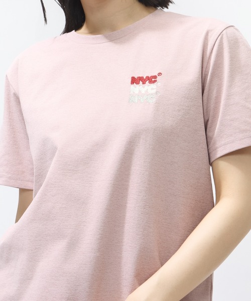 TIGORA(ティゴラ)の「ティゴラ TIGORA UVカットドライグラフィックTシャツ ワンポイント(Tシャツ/カットソー・レディース・ピンク/ホワイト・S/M/L/XL)」の18枚目の写真