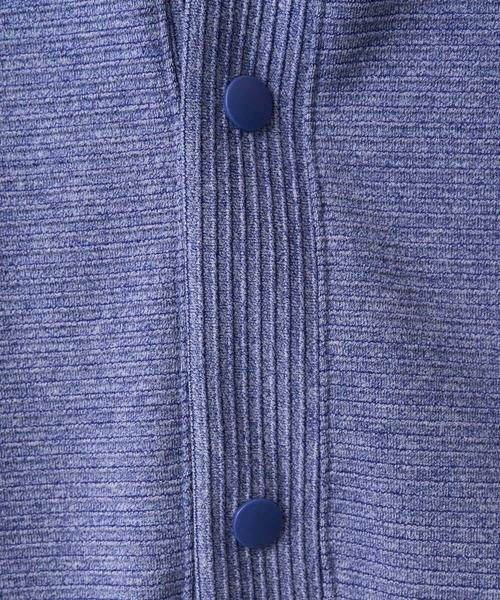 a.v.v（アーヴェヴェ）の「【イージーケア/洗濯機で洗える/毛玉になりにくい】ガーターカーディガン（カーディガン/ボレロ・メンズ・チャコールグレー/ダークインディゴブルー/ライトグレー・48/50/46）」の21枚目の写真