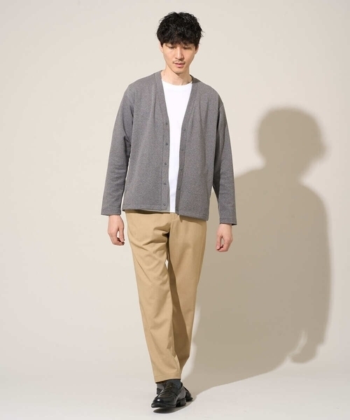 a.v.v（アーヴェヴェ）の「【イージーケア/洗濯機で洗える/毛玉になりにくい】ガーターカーディガン（カーディガン/ボレロ・メンズ・チャコールグレー/ダークインディゴブルー/ライトグレー・48/50/46）」の19枚目の写真