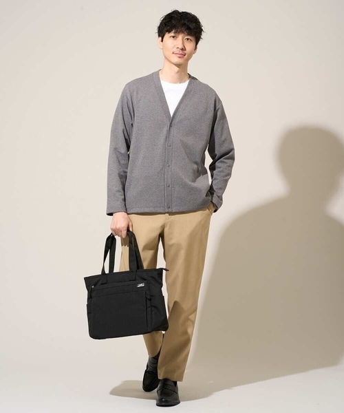 a.v.v（アーヴェヴェ）の「【イージーケア/洗濯機で洗える/毛玉になりにくい】ガーターカーディガン（カーディガン/ボレロ・メンズ・チャコールグレー/ダークインディゴブルー/ライトグレー・48/50/46）」の18枚目の写真