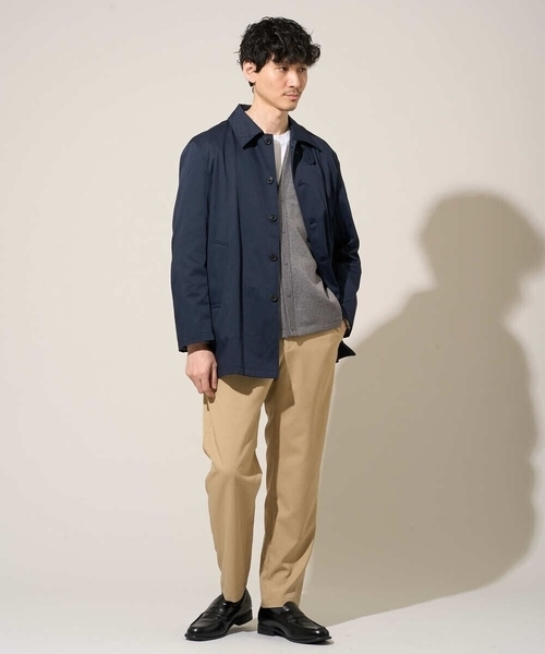 a.v.v（アーヴェヴェ）の「【イージーケア/洗濯機で洗える/毛玉になりにくい】ガーターカーディガン（カーディガン/ボレロ・メンズ・チャコールグレー/ダークインディゴブルー/ライトグレー・48/50/46）」の13枚目の写真