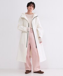 OPAQUE.CLIP | 撥水フードZIPロングコート【洗濯機OK】(その他アウター)