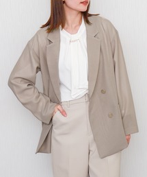 libelle more | メッシュジャガードシアーテーラードジャケット(テーラードジャケット)