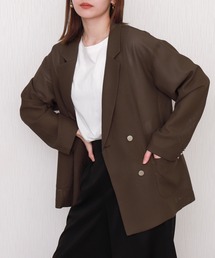 libelle more（リベル モア）の「メッシュジャガードシアーテーラードジャケット（テーラードジャケット）」