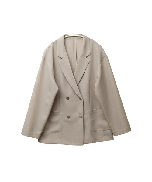 libelle more（リベル モア）の「メッシュジャガードシアーテーラードジャケット（テーラードジャケット・レディース・ブラック/ベージュ/ネイビー/オフホワイト/ブラウン・M/L）」の22枚目の写真