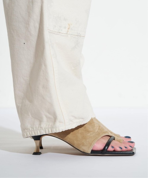 GRISE（グリーズ）の「《追加2》GRISE5cmレザースクエアソフトトング（サンダル・レディース・シルバー/ベージュ・LARGE/X-LARGE/SMALL）」の11枚目の写真