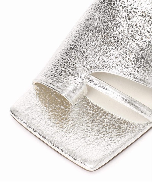 GRISE（グリーズ）の「《追加2》GRISE5cmレザースクエアソフトトング（サンダル・レディース・シルバー/ベージュ・LARGE/X-LARGE/SMALL）」の20枚目の写真