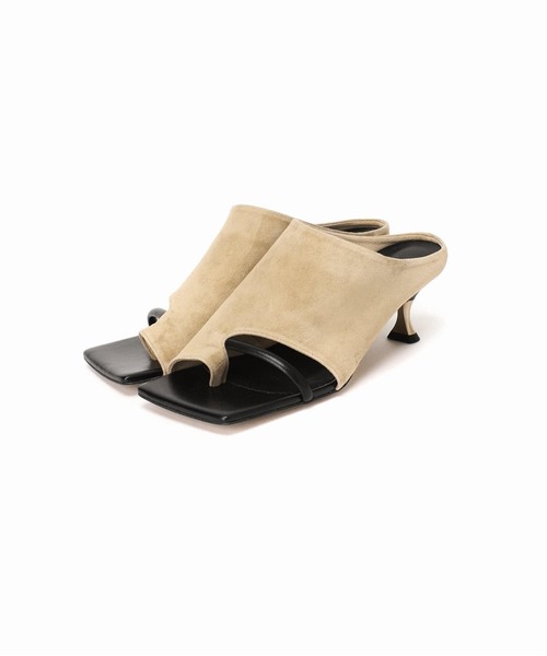 GRISE（グリーズ）の「《追加2》GRISE5cmレザースクエアソフトトング（サンダル・レディース・シルバー/ベージュ・LARGE/X-LARGE/SMALL）」の21枚目の写真