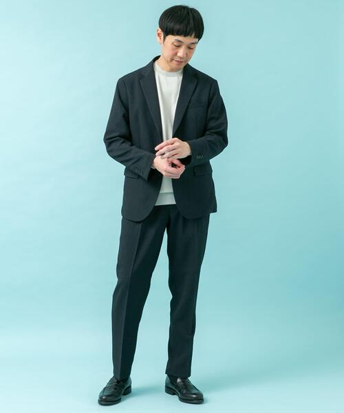 URBAN RESEARCH DOORS（アーバンリサーチドアーズ）の「LIFE STYLE TAILOR　メランジストレッチジャケット（その他アウター・メンズ・グレー/ベージュ系その他/ネイビー・MEDIUM/X-LARGE/LARGE/SMALL）」の8枚目の写真