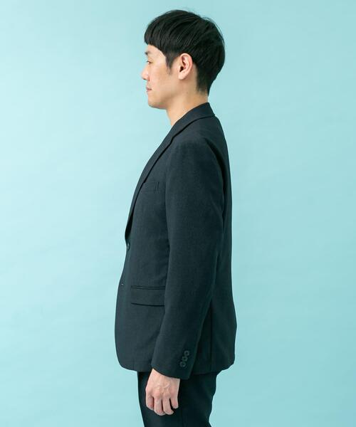 URBAN RESEARCH DOORS（アーバンリサーチドアーズ）の「LIFE STYLE TAILOR　メランジストレッチジャケット（その他アウター・メンズ・グレー/ベージュ系その他/ネイビー・MEDIUM/X-LARGE/LARGE/SMALL）」の19枚目の写真