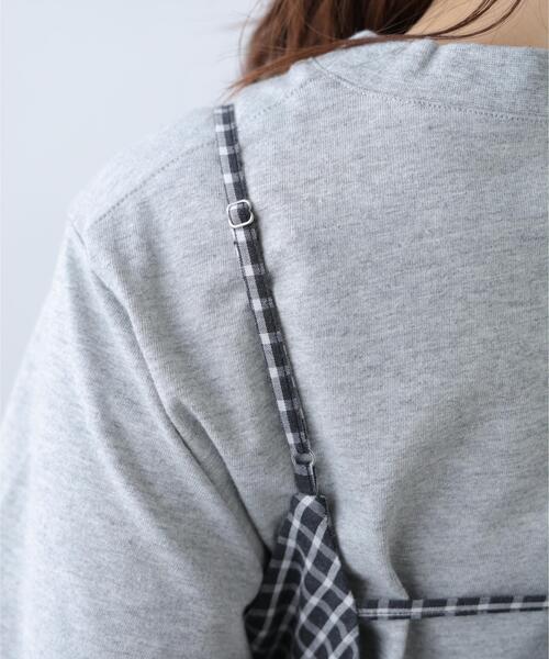 FREE'S MART（フリーズマート）の「◆チェック柄エスカルゴティアードキャミワンピース（ワンピース・レディース・ベージュ系その他/イエロー系その他/ブラック系その他・SMALL/MEDIUM）」の13枚目の写真