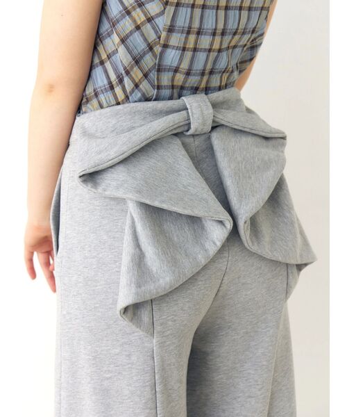 CALNAMUR(カルナムール)の「バックリボンスウェットパンツ(その他パンツ・レディース・ライトグレー/ベージュ・SMALL/MEDIUM)」の22枚目の写真