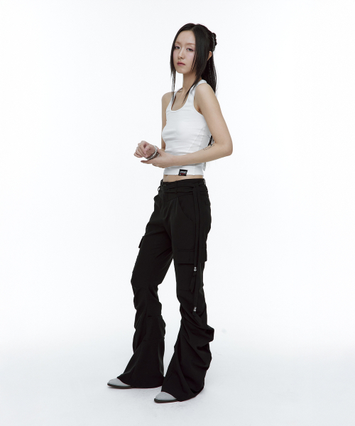 ROUGHNECK(ラフネック)の「ドレープブーツカットパンツブラック(その他パンツ・レディース・その他・SMALL/MEDIUM)」の6枚目の写真