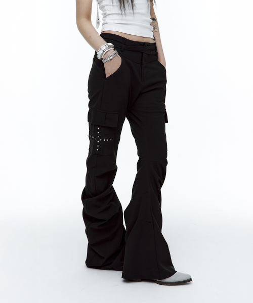 ROUGHNECK(ラフネック)の「ドレープブーツカットパンツブラック(その他パンツ・レディース・その他・SMALL/MEDIUM)」の8枚目の写真