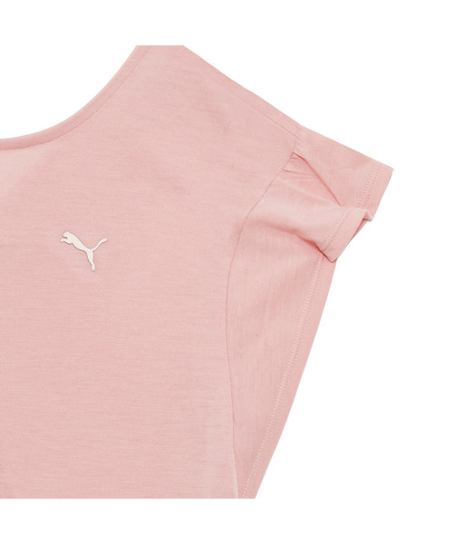 PUMA(プーマ)の「PUMA プーマ ウィメンズ ヨガ 半袖 Tシャツ(Tシャツ/カットソー・レディース・ピンク系その他5/ブラック/ホワイト・MEDIUM/SMALL/X-LARGE/LARGE)」の4枚目の写真
