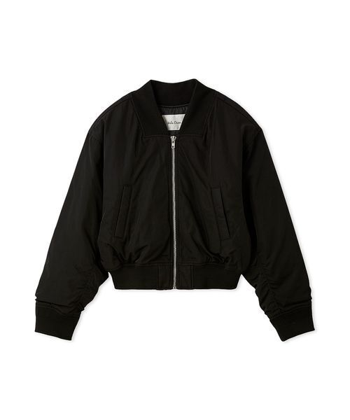 Mila Owen(ミラオーウェン)の「ショートMA-1(MA-1・レディース・ピンク/ブラック/アイボリー・F)」の1枚目の写真