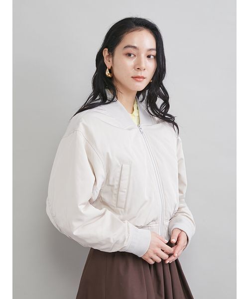 Mila Owen(ミラオーウェン)の「ショートMA-1(MA-1・レディース・ピンク/ブラック/アイボリー・F)」の11枚目の写真