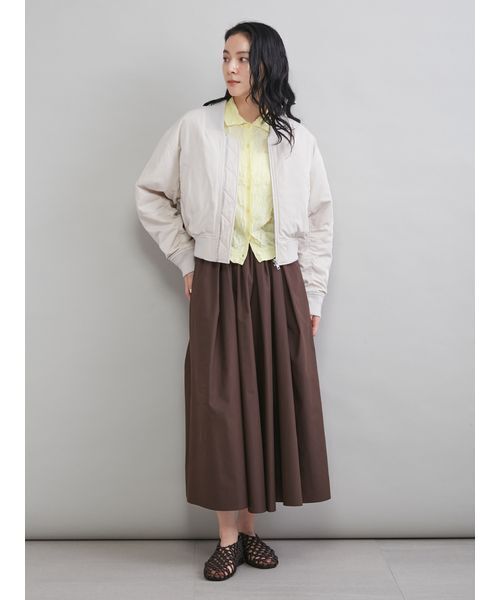 Mila Owen(ミラオーウェン)の「ショートMA-1(MA-1・レディース・ピンク/ブラック/アイボリー・F)」の14枚目の写真