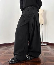 Ressaca | フロントボタンストライプスラックスパンツ(スラックス)