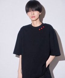 INTER FACTORY（インターファクトリー）の「あやせりんて ハート刺繍Tシャツ（Tシャツ/カットソー）」