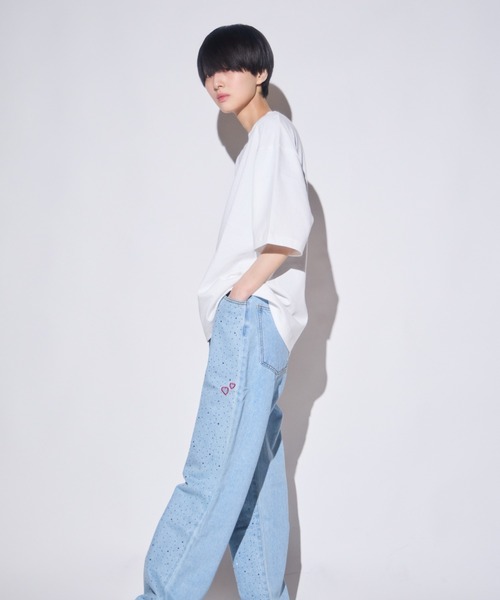 INTER FACTORY(インターファクトリー)の「あやせりんて ハート刺繍Tシャツ(Tシャツ/カットソー・レディース・ホワイト/ブラック・LARGE/SMALL/MEDIUM)」の16枚目の写真