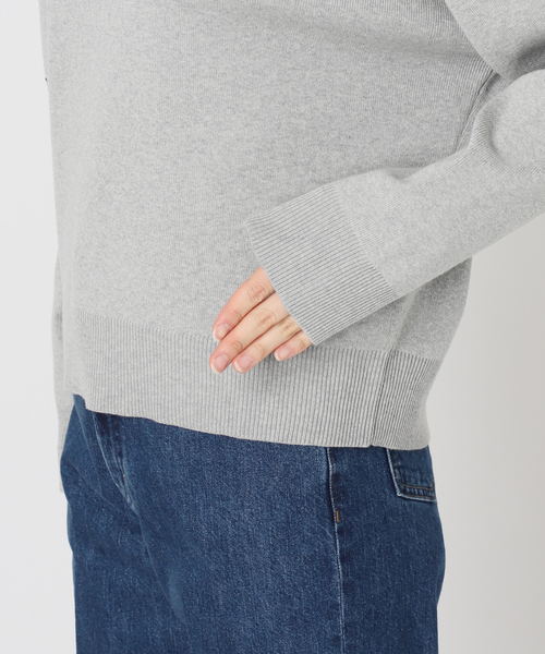 B.C STOCK(ベーセーストック)の「手洗い可 / 襟付きスキッパーニット(ニット/セーター・レディース・ピンク系その他/サックスブルー/ライトグレー・FREE)」の15枚目の写真