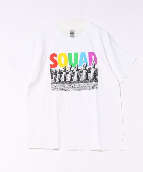 ARCHIVER(アーカイバ)の「【EASTER】SQUAD(Tシャツ/カットソー・メンズ・ホワイト・MEDIUM/LARGE)」の1枚目の写真