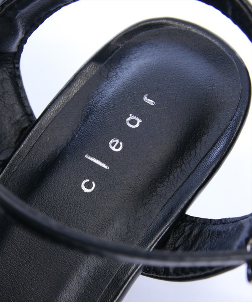 clear（クリア）の「フラワーメッシュミュール（パンプス・レディース・アイボリー/ブラック・L/M）」の9枚目の写真