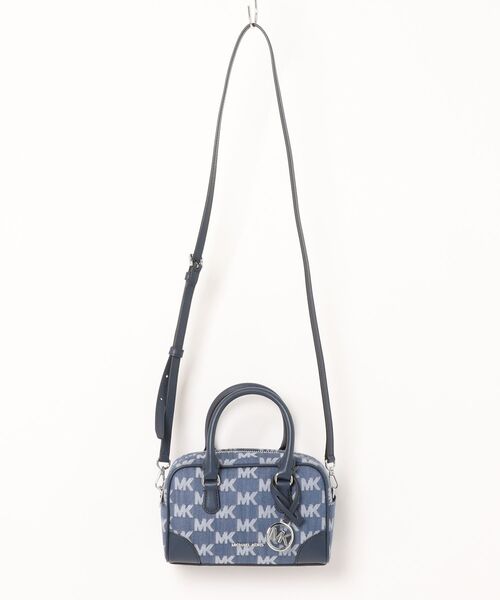 MICHAEL KORS(マイケルコース)の「THOMPSON XS SATCHEL XBODY Crossbody(ショルダーバッグ・レディース・ブルー系・FREE)」の1枚目の写真