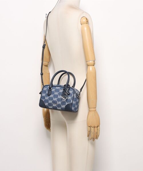 MICHAEL KORS(マイケルコース)の「THOMPSON XS SATCHEL XBODY Crossbody(ショルダーバッグ・レディース・ブルー系・FREE)」の5枚目の写真