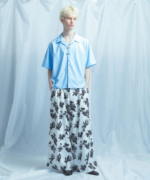 HARE(ハレ)の「【接触冷感】ファイヤーマンバックルカイキンシャツ(HARE)(シャツ/ブラウス・メンズ・ブルー/ブラック/ホワイト/ブラウン/ブラック系その他/ネイビー/ブルー系その他/ホワイト系その他・SMALL/MEDIUM)」の9枚目の写真