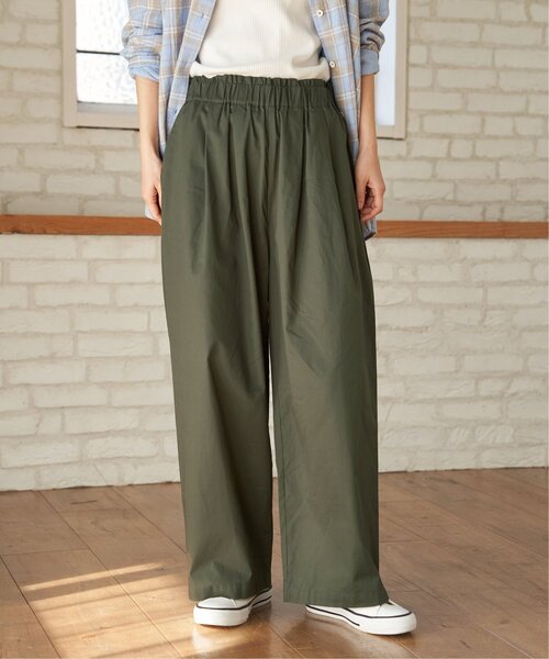 LBC（エルビーシー）の「コットンギャザーワイドパンツ（その他パンツ・レディース・チャコール/カーキ/ベージュ・M/L）」の18枚目の写真