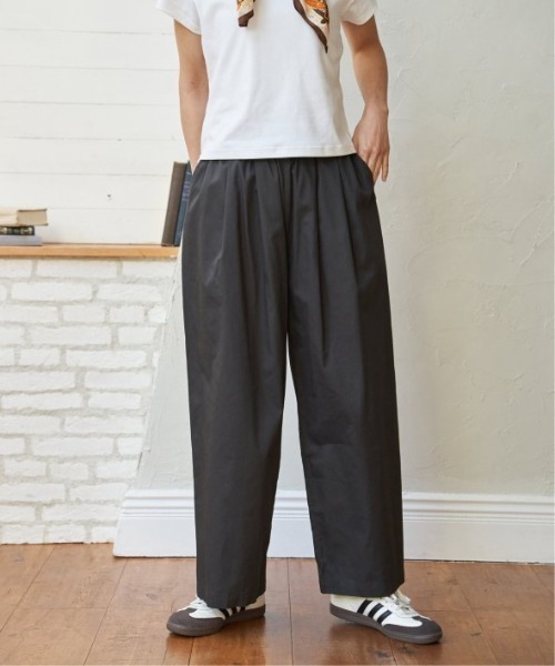 LBC（エルビーシー）の「コットンギャザーワイドパンツ（その他パンツ・レディース・チャコール/カーキ/ベージュ・M/L）」の9枚目の写真