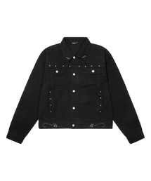 AAKAM（アーカム）の「Frontier Studded Jacket (Black)（その他アウター）」