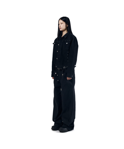AAKAM(アーカム)の「Frontier Studded Jacket (Black)(その他アウター・レディース・その他・1/2)」の8枚目の写真
