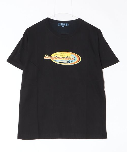 ARCADE（アーケード）の「サーフプリント クルーネック半袖Tシャツ　PRIMAL POINT（Tシャツ/カットソー・メンズ・ブラック系1/ブラック系3/ブルー系3/ホワイト系1/ホワイト系2/ホワイト系3/ブラック系2/イエロー系2/ピンク系1・M/L/LL）」の18枚目の写真