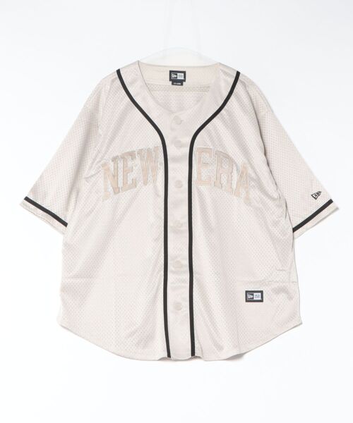 NEW ERA(ニューエラ)の「NEW ERA/ニューエラ 半袖 ベースボールシャツ メンズ MESH BASEBALL SHIRT 14856730/14856731(シャツ/ブラウス・メンズ・ストーン/ブラック・M/L/XL/XXL)」の13枚目の写真