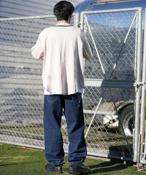 NEW ERA(ニューエラ)の「NEW ERA/ニューエラ 半袖 ベースボールシャツ メンズ MESH BASEBALL SHIRT 14856730/14856731(シャツ/ブラウス・メンズ・ストーン/ブラック・M/L/XL/XXL)」の7枚目の写真