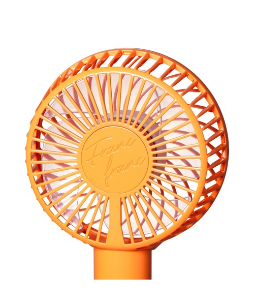 Francfranc（フランフラン）の「【2026年モデル】フレ ハンディファン シャイニー 携帯扇風機 5段階風量調整 充電池 USB充電 Type-C 対応（生活家電・レディース・オレンジ/レッド・FREE）」の13枚目の写真